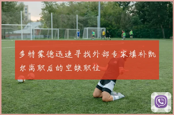 多特蒙德迅速寻找外部专家填补凯尔离职后的空缺职位